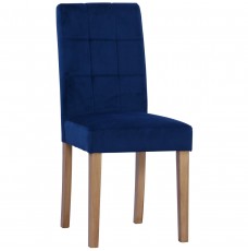 Moreton Oak Ocean Velvet Chair